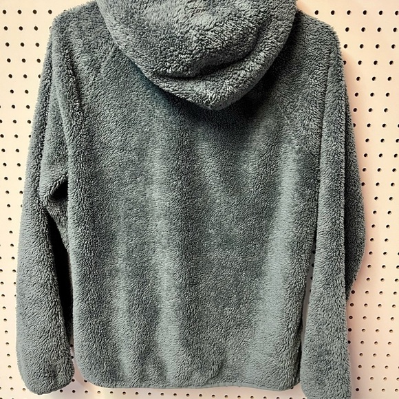 TNA Teddy  Plush Hoodie Light blue soft - Picture 3 of 3